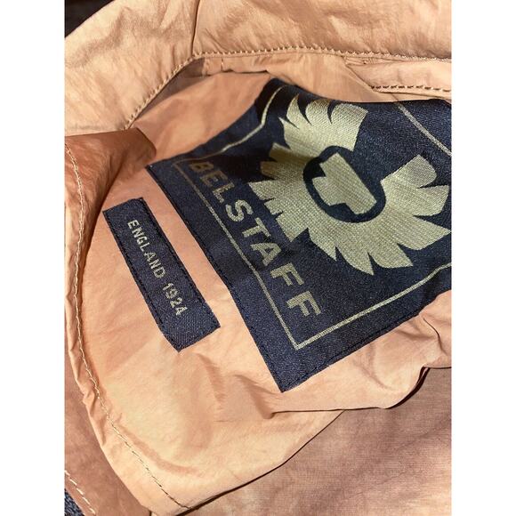 BELSTAFF Tactical Overshirt‎ Jacket Men Size Medium New Tags Amber Brown Sample - Picture 7 of 11